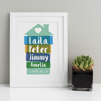 Personalised Home Print, 2 of 8