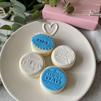 Personalised Father's Day Chocolate Coated Oreo Gift, 5 of 12