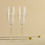 Roma Crystal Champagne Flute Set, thumbnail 1 of 7