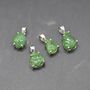 Tsavorite Green Garnet Pendant, Sterling Silver Chain, thumbnail 1 of 6