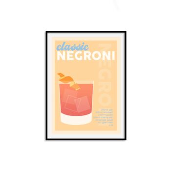 Negroni Cocktail Print, 6 of 9