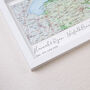 Personalised Map Landscape Location Print, thumbnail 3 of 4