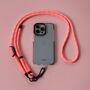 Pink Yellow Adjustable Phone Strap Universal Crossbody Rope Lanyard, thumbnail 1 of 3