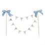 Rococo Bow Bunting Cake Topper, thumbnail 3 of 3