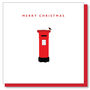 Pack Of Six 'Robin On Postbox' Christmas Cards, thumbnail 5 of 5