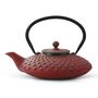 ‘Fuji’ Style Cast Iron Teapot Set With Steel Filter, thumbnail 10 of 12