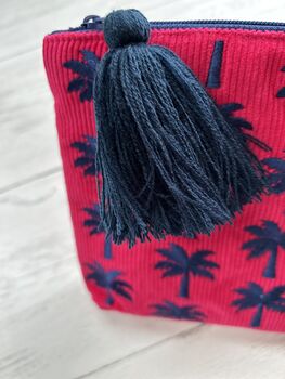 Pink Cord Palm Tree Bag, 3 of 3