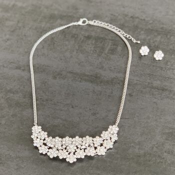 Crystal Flower Necklace, 4 of 5
