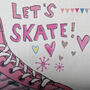 Personalised Love To Ice Skate Bag, thumbnail 9 of 9
