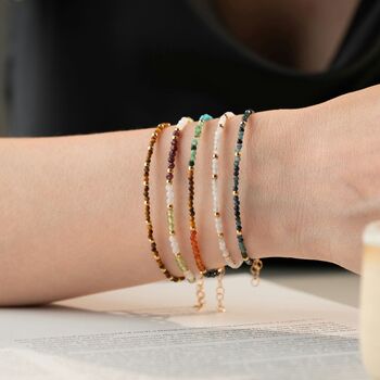 Natural Moonstone Beaded Bracelet, 6 of 6
