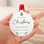 Personalised Married Christmas Tree Decoration Gift, thumbnail 1 of 4