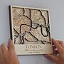 Personalised Wooden Location Map, thumbnail 1 of 8