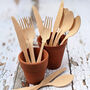 Wooden Victorian Vintage Cutlery Ecofriendly Disposable, thumbnail 1 of 8