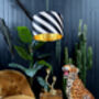 Liquorice Helter Skelter Lampshades With Gold Lining, thumbnail 3 of 4