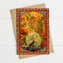 Zodiac African Queen Greetings Card, Card For Her, thumbnail 1 of 3