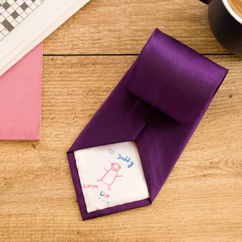 Personalised Secret Message Tie For Dad, 4 of 6