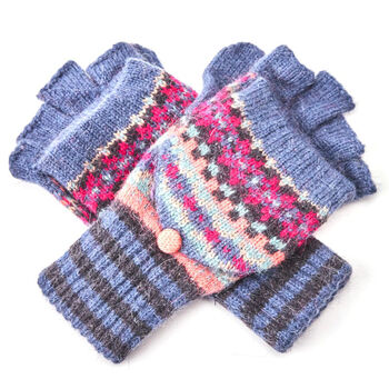 Fabulous Fairisle Knit Gloves, 10 of 12