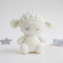 Vintage Personalised Baby Lamb Soft Toy Teddy, thumbnail 4 of 12
