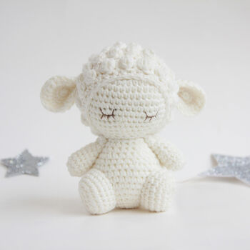 Vintage Personalised Baby Lamb Soft Toy Teddy, 4 of 12
