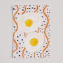 Fried Egg Art Print Brunch Kitchen Poster, thumbnail 6 of 12