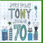 70th Birthday Card, thumbnail 2 of 2