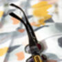Black Circle Arm Detail Oversize Sunglasses, thumbnail 4 of 6