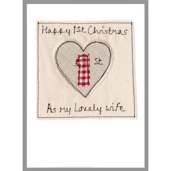 Personalised Heart Christmas Card For Her, Daughter, Granddaughter, Mum, 9 of 12