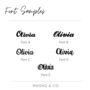 Octavie Personalised Name Necklace Font D, thumbnail 4 of 10