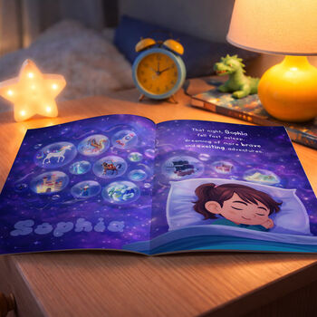 Personalised Starlight Hero Story Book For Girls, 4 of 10