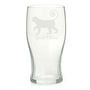 Personalised Monkey Engraved Glass, thumbnail 4 of 6