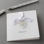 Personalised Thank You Wire Heart Card, thumbnail 1 of 6