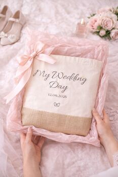 Personalsied Bride Tote Bag, Wedding Day Bag, Bridal, 2 of 3