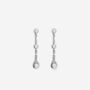 Sterling Silver Dangling Stud Earrings, thumbnail 1 of 3