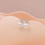 Message Bottle 'World Is Your Oyster' Pearl Earrings, thumbnail 5 of 7
