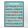 The Royals Of England Children's Poster, thumbnail 3 of 6