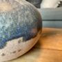 Blue And Green Round Ombré Vase, thumbnail 3 of 3