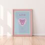 Children's Leo Zodiac Print, thumbnail 1 of 8