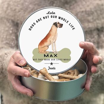 'Dogs Make Our Lives Whole' Dog Tin 80 Breeds Available, 8 of 10