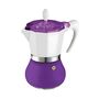 Italian Moka Pot Espresso Maker 'Pin Up' In Purple, thumbnail 1 of 3