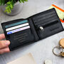 Gifts For Him Personalised Leather Wallet For Men, thumbnail 6 of 9