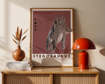 Stegosaurus | Dinosaur Art Print, 7 of 8
