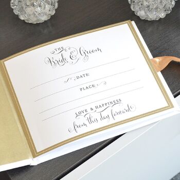 Personalised Wedding Guest Book, 2 of 5
