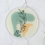Coasters Set Of Four, Abstract Botanical, thumbnail 4 of 8