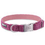 Ellie's Pink Delight Harris Tweed Dog Collar, thumbnail 2 of 4