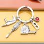 Builder Personalised Keyring Gift For Diy Fan, thumbnail 1 of 8
