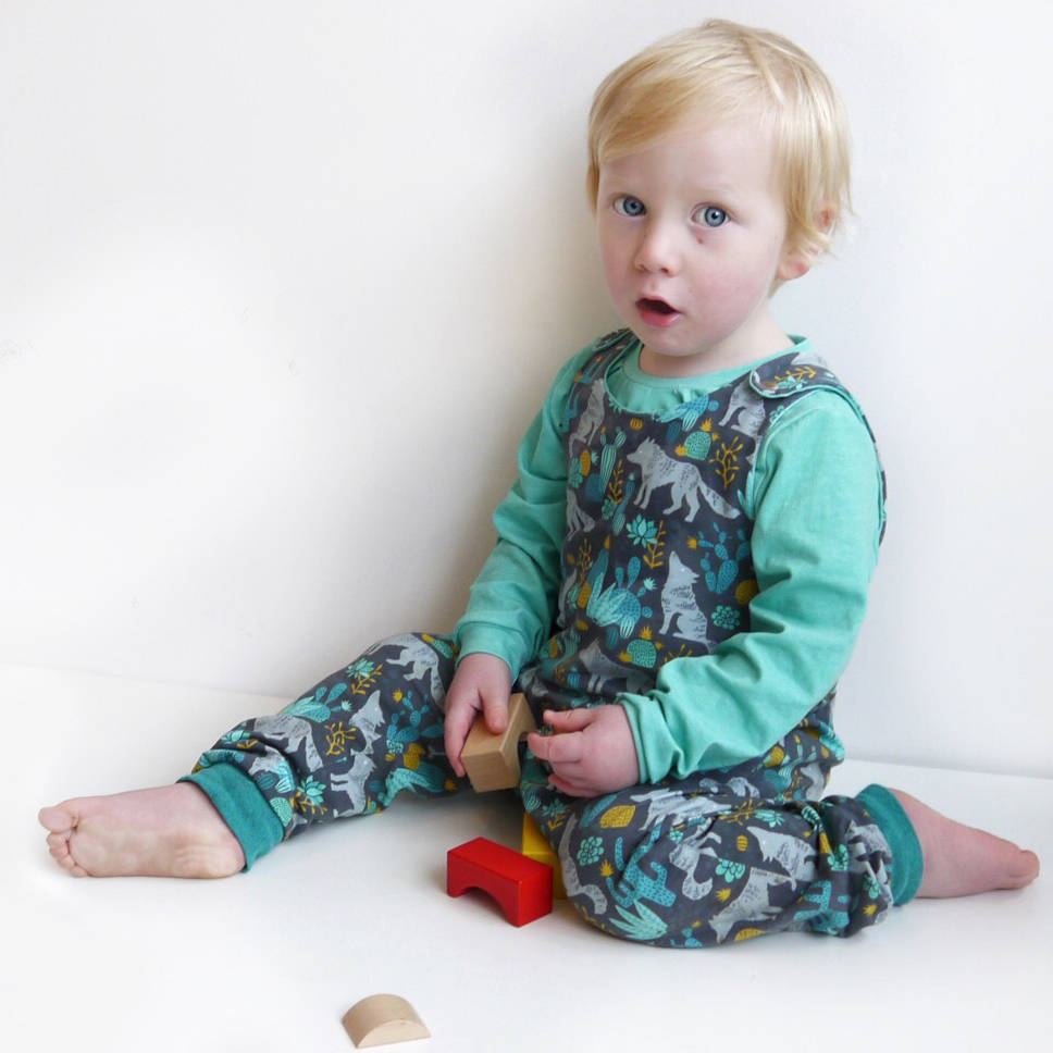 Wolf Organic Dungarees, 1 of 2