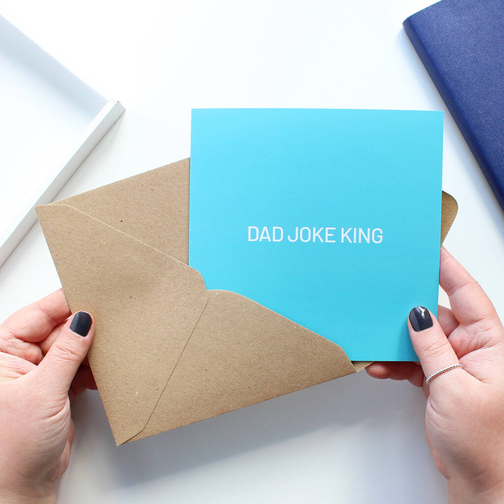 'Dad Joke King' Card For Dad, 1 of 2