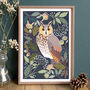 Long Eared Owl Giclée Art Print, thumbnail 1 of 4