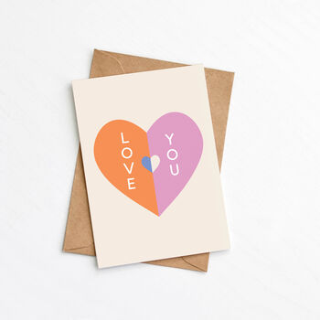 Love You Valentine's Day Card, 2 of 2