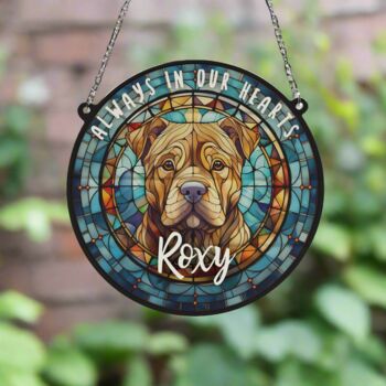 Shar Pei Memorial Suncatcher, 2 of 6